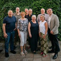 V.Li.nach Re. Thomas Salzberger, Marco Walter, Elke Koch, Ricky Golomb, Thomas Wiesmann, Flora Kurz, Manuela Smole, Hermann Schütz, Maximilian Wiesmann, Markus Wasserle