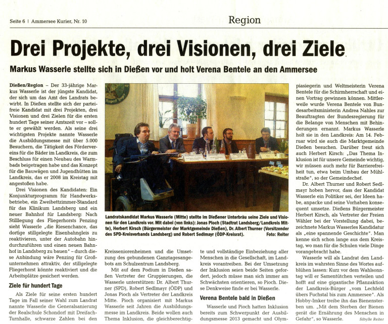 Beitrag Ammersee Kurier